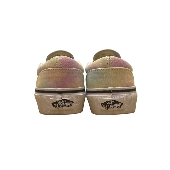 Vans Kids Pastel Tie-Dye Slip-On Canvas Shoes Size 3 - Picture 7 of 8